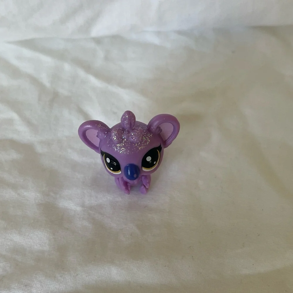 Littlest Pet Shop MINI AMETHYST GLEAMGLOW KOALA #25 - Authentic